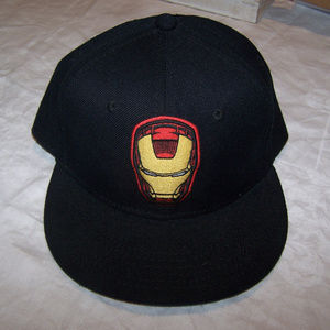 NWOT'S IRONMAN MARVEL AVENGERS FLAT BRIM CAP HAT S3205